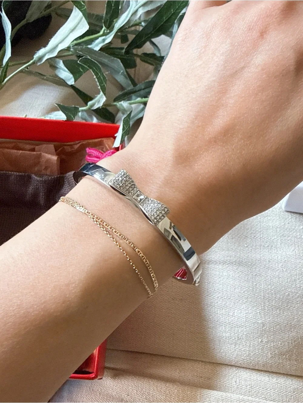 Kate Spade New York Ready Set Bow Bangle Bracelet - Picture 3 of 6